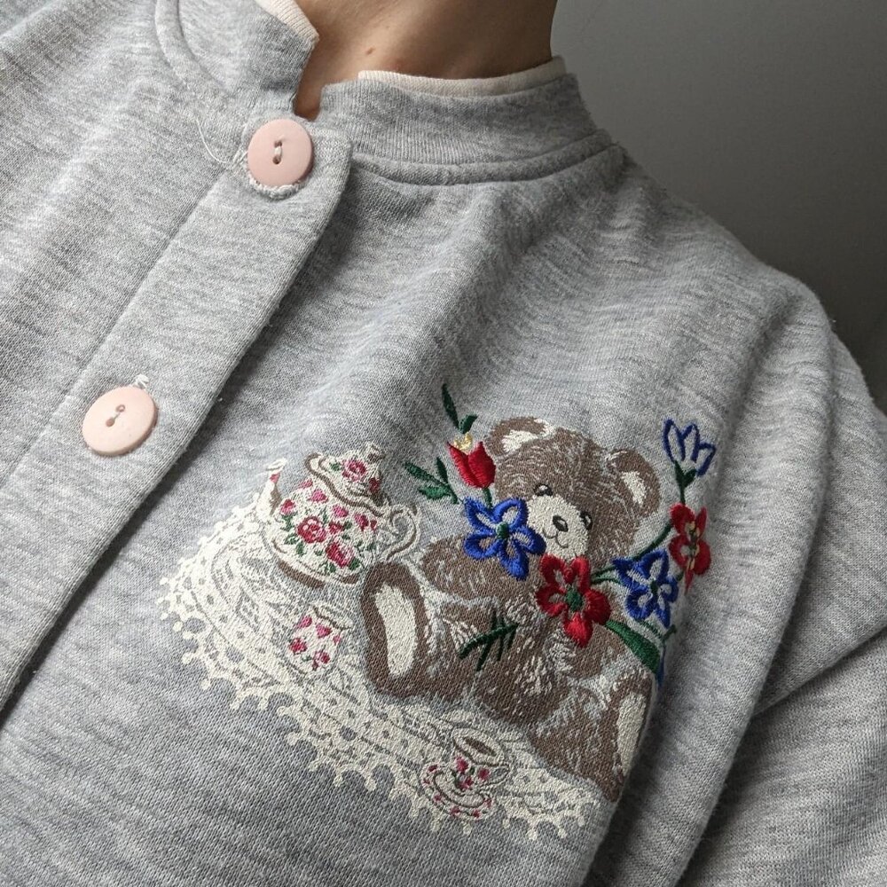 Teddy Bear Cardigan - Picture 4 of 8